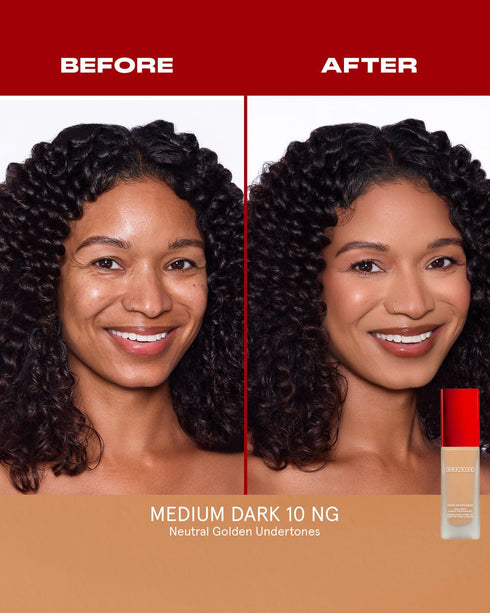 Medium Dark 10 NG - Turn Up The Base Full Beat Liquid Foundation - GLAM MODA